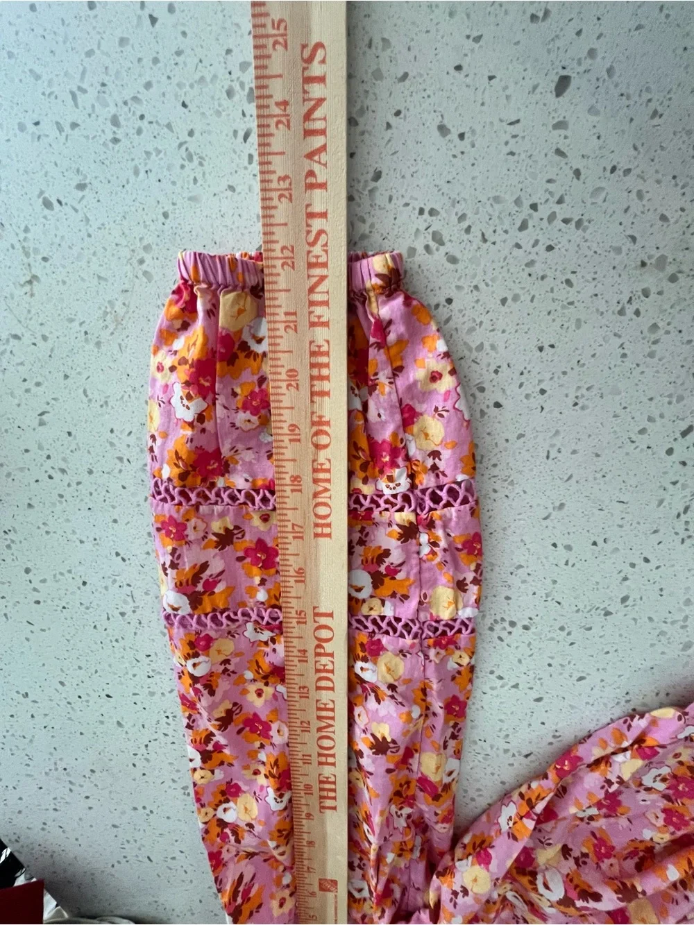 J. Crew Pink Floral Cotton Voile Blouse with Lace Insets